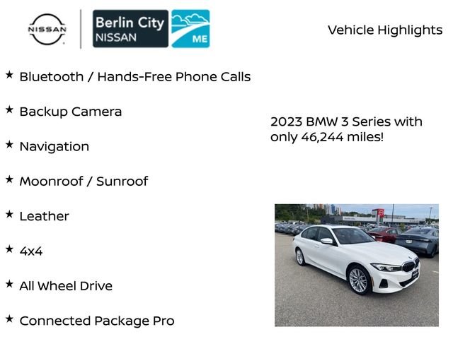 Used 2023 Alpine White BMW 330i xDrive image 8