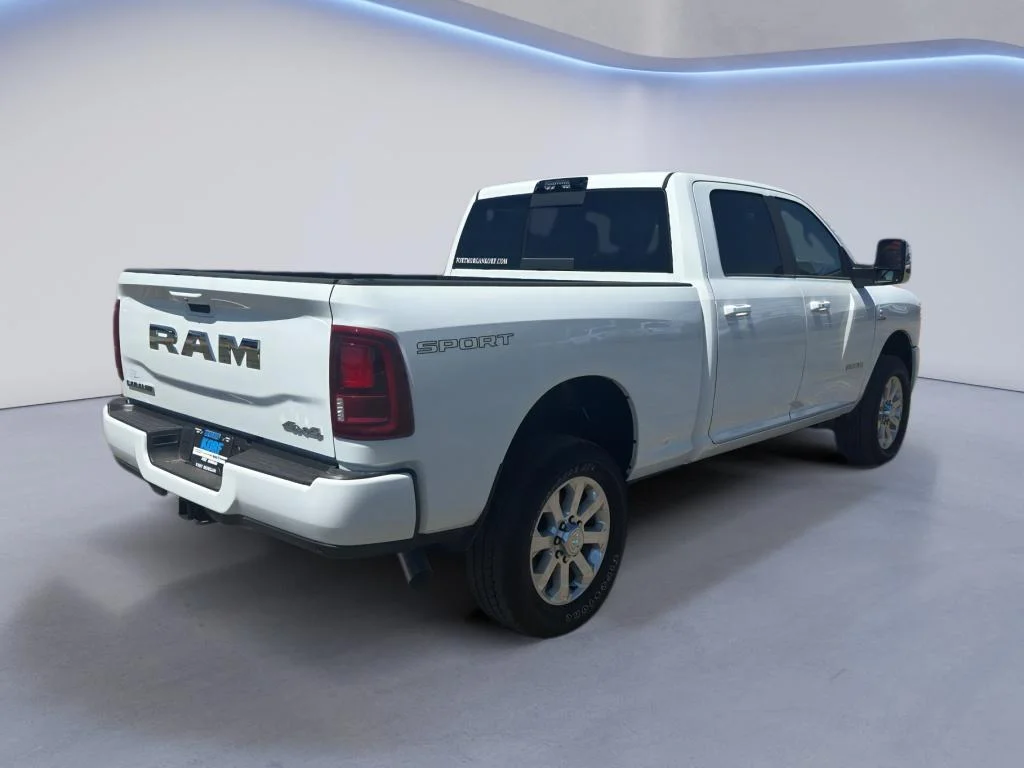 New 2026 Bright White Clear-Coat Exterior Paint RAM Laramie image 5