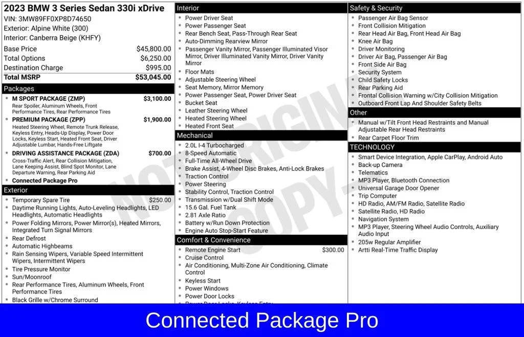 Certified Used 2023 White BMW 330i xDrive image 6