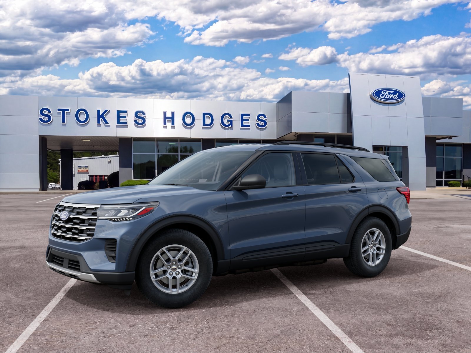 New 2027 Vapor Blue Metallic Ford Active image 2