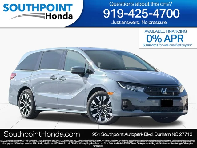 2027 Honda Odyssey Elite