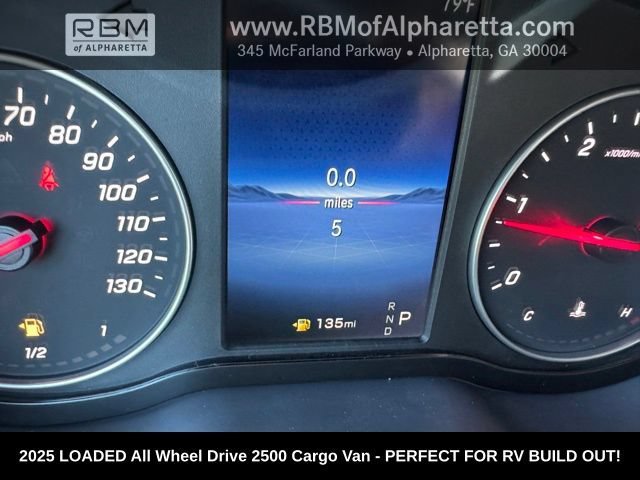 New 2025 Silver Gray Mercedes-Benz 2500 High Roof All Wheel Drive with 144 Wheel Base image 24
