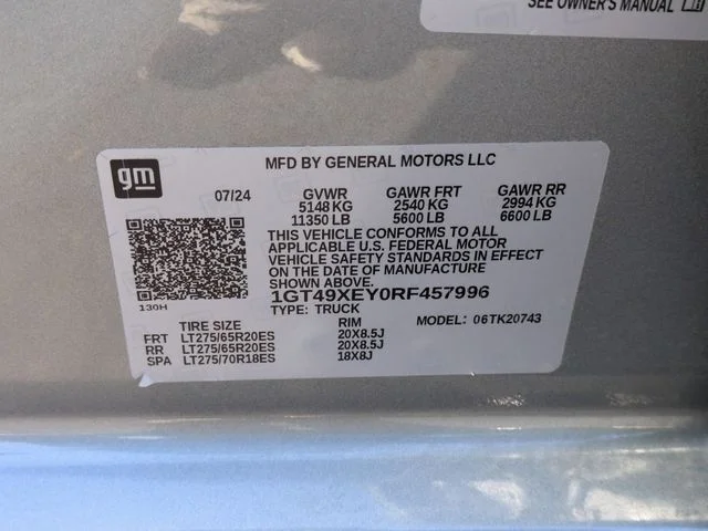 Used 2024 Silver GMC Denali Ultimate image 38