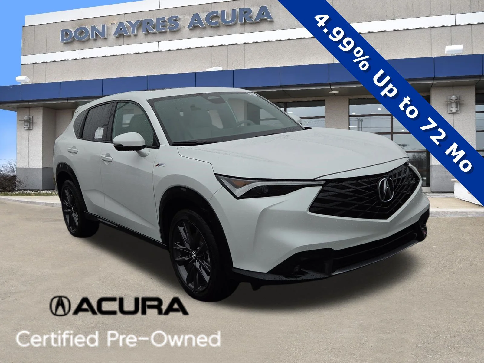Certified Used 2025 Platinum White Pearl Acura AWD A-SPEC image 35