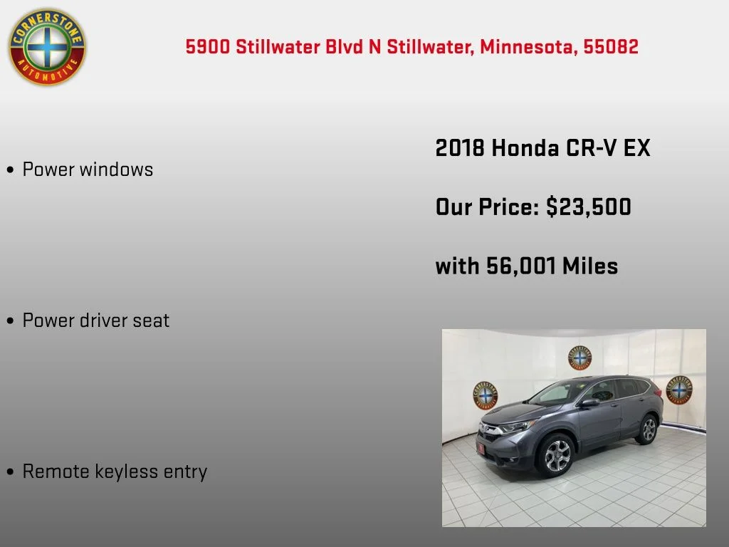 Used 2018 Gray Honda EX image 10