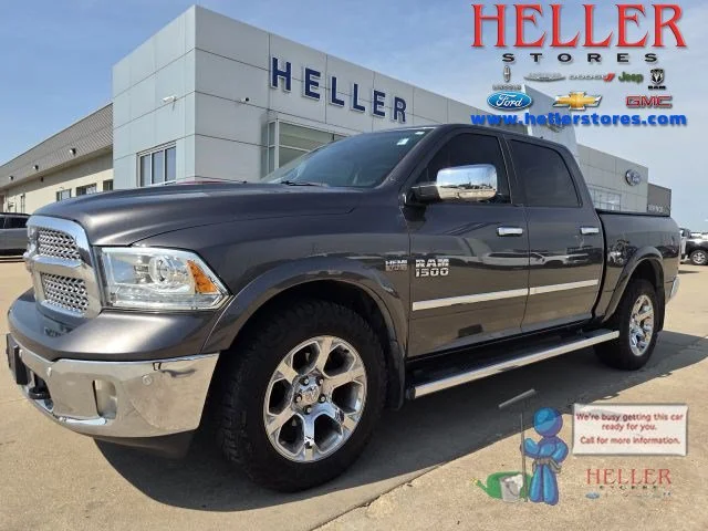 Used 2017 Granite Crystal Clearcoat Metallic Ram Laramie image 1
