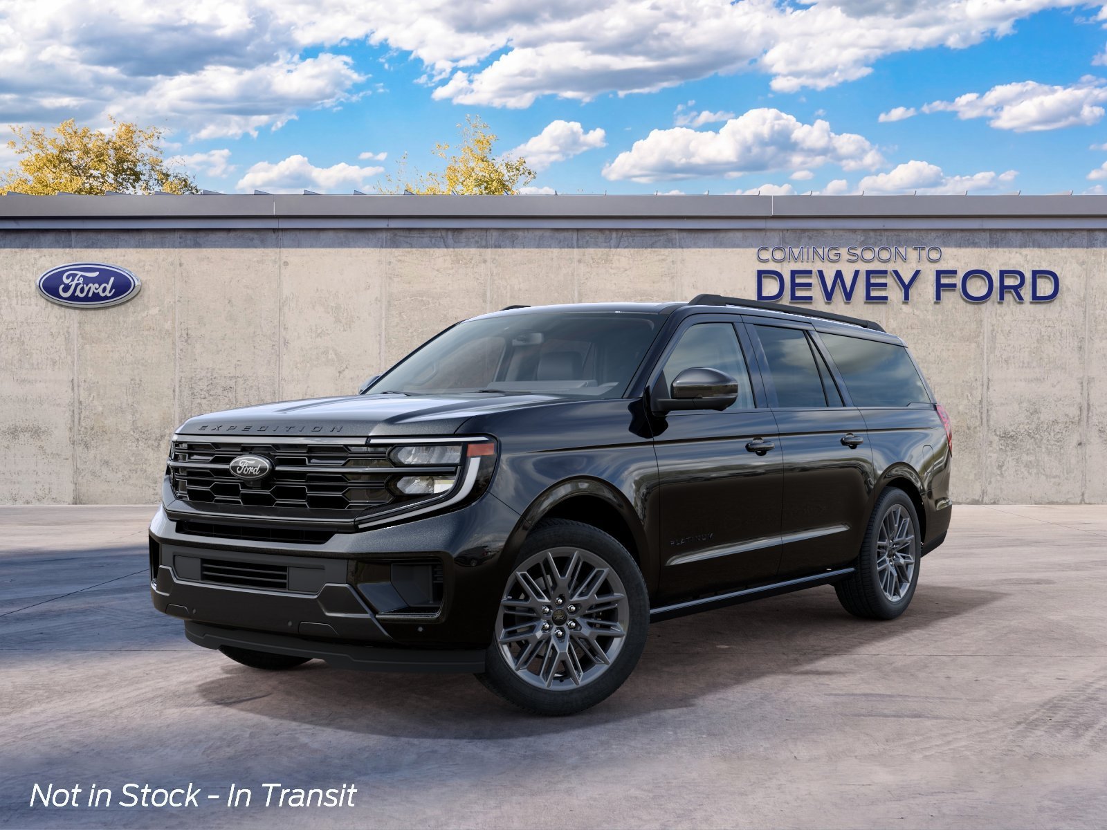 New 2027 Agate Black Metallic Ford Platinum image 2