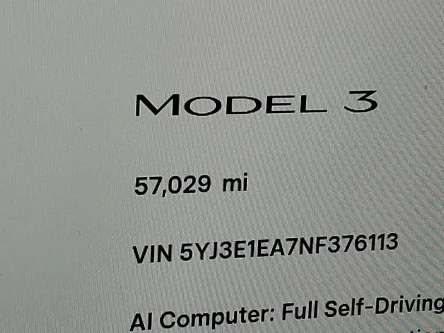 Used 2022 Gray Tesla 4DR SDN RWD STD R image 20
