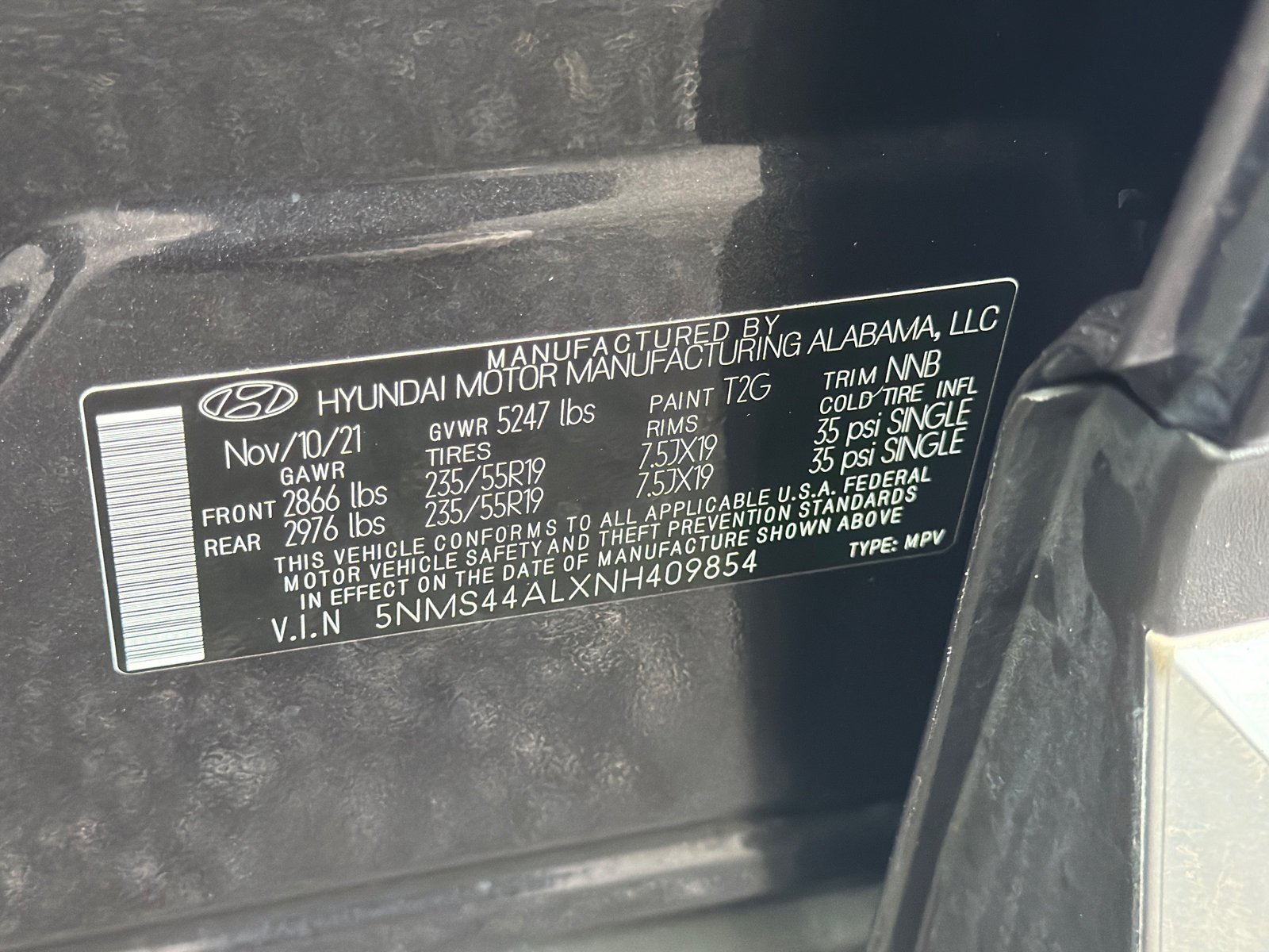 Used 2022 Portofino Gray Hyundai Limited image 36