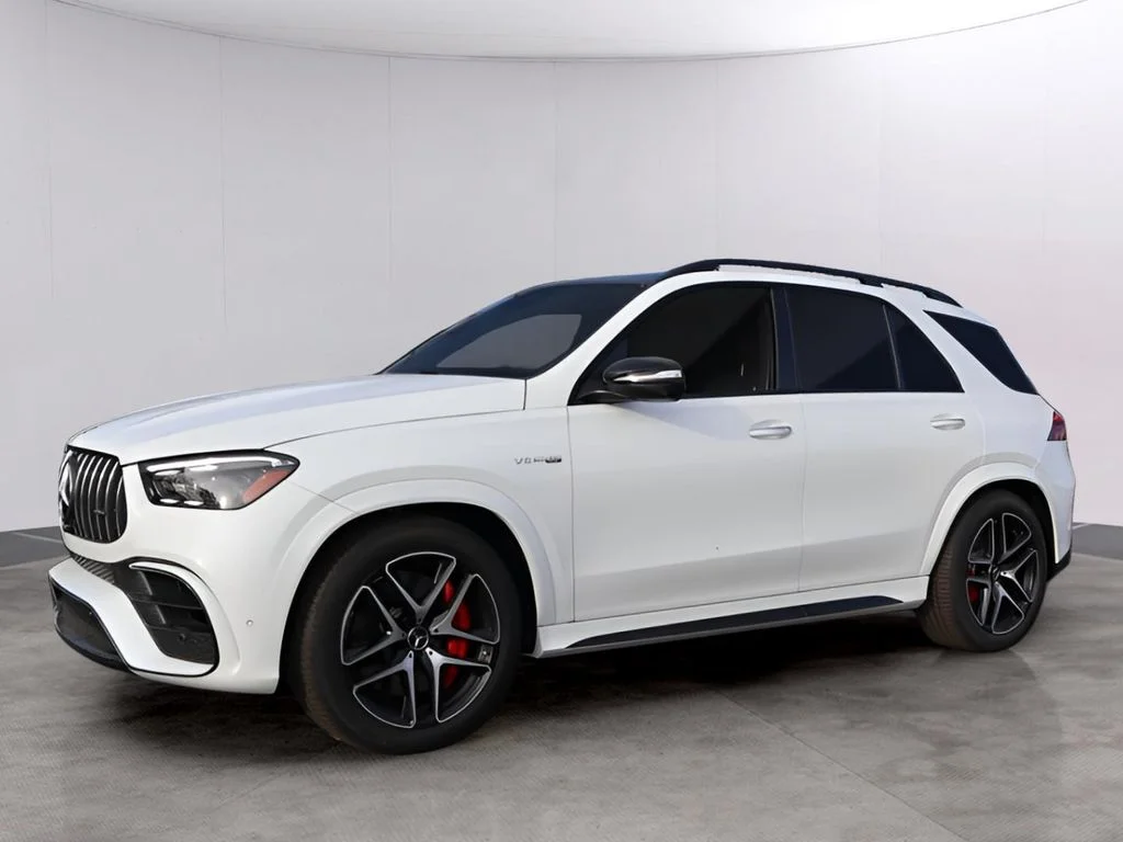 New 2025 MANUFAKTUR Moonlight White Metallic Mercedes-Benz GLE 63 S AMG® image 3