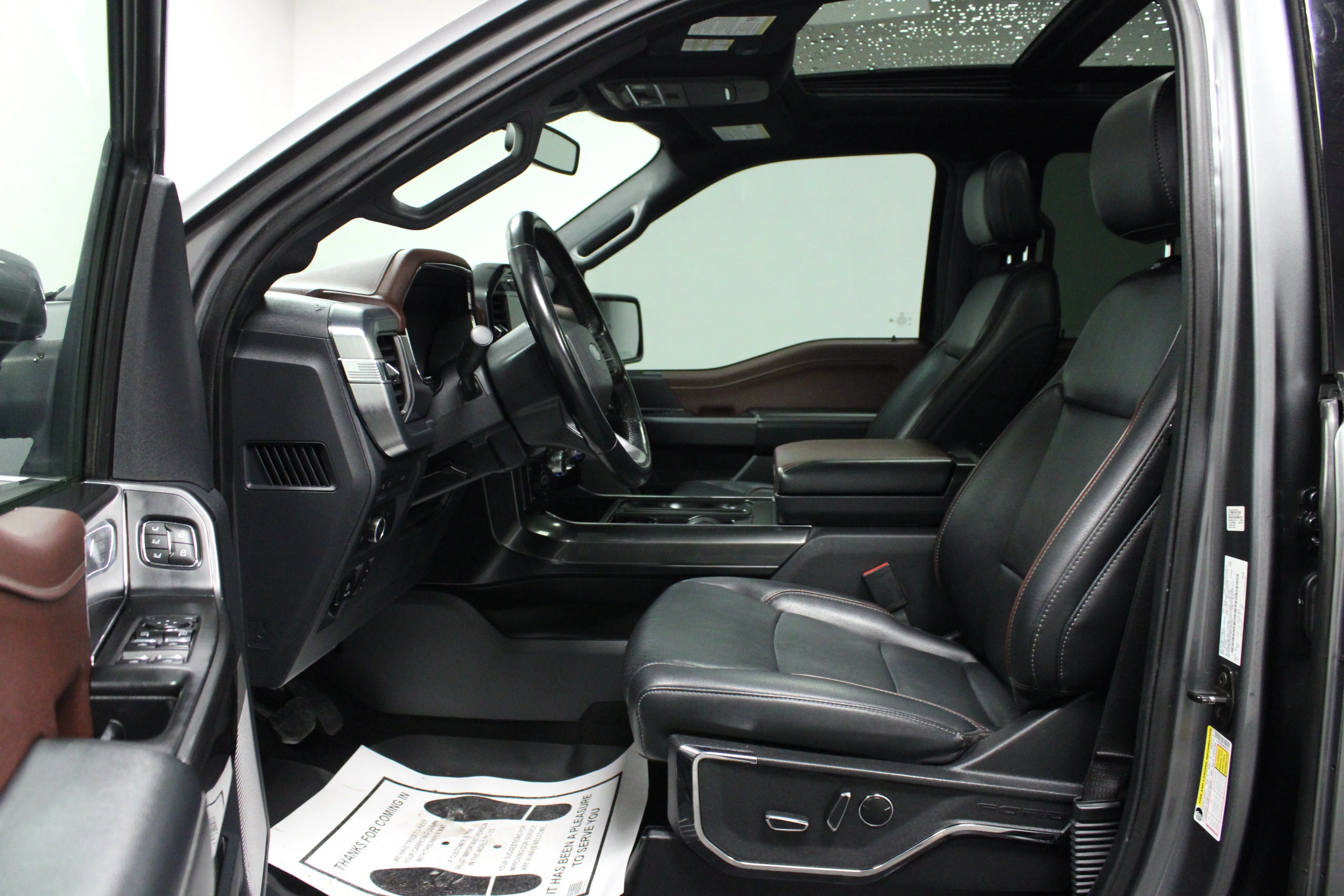 Used 2021 Carbonized Gray Metallic Ford LARIAT image 12
