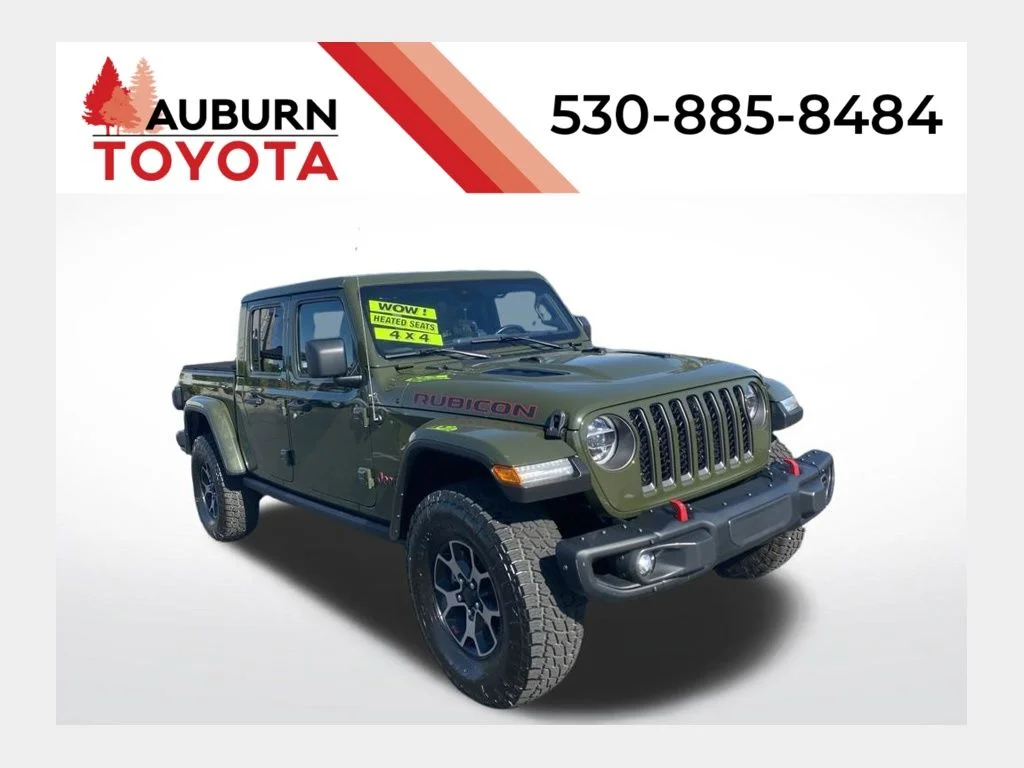 Used 2021 Green Jeep Rubicon image 1