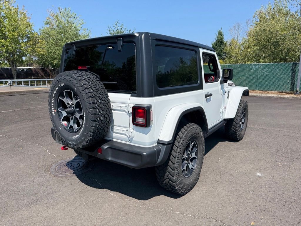 Used 2023 Bright White Clearcoat Jeep Rubicon image 7