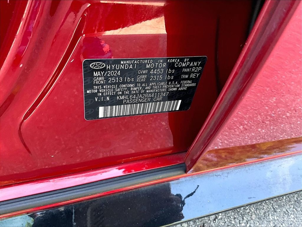 Used 2024 Ultimate red Hyundai SEL image 35
