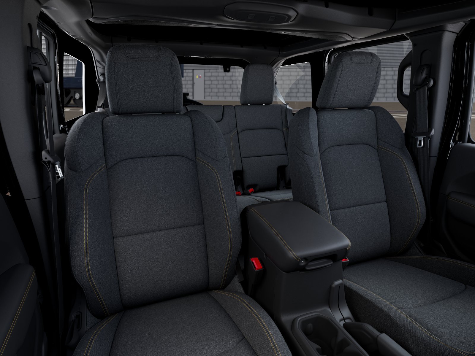 New 2026 Black Clear-Coat Exterior Paint Jeep 4-Door Sahara 4x4 image 18