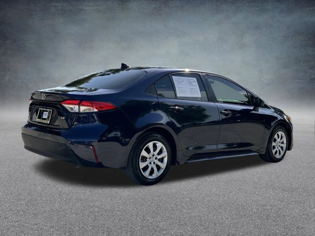 Used 2024 Blue Toyota LE image 5