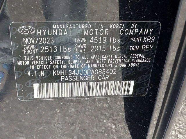 Used 2023 Carbon Blue Hyundai SEL image 35