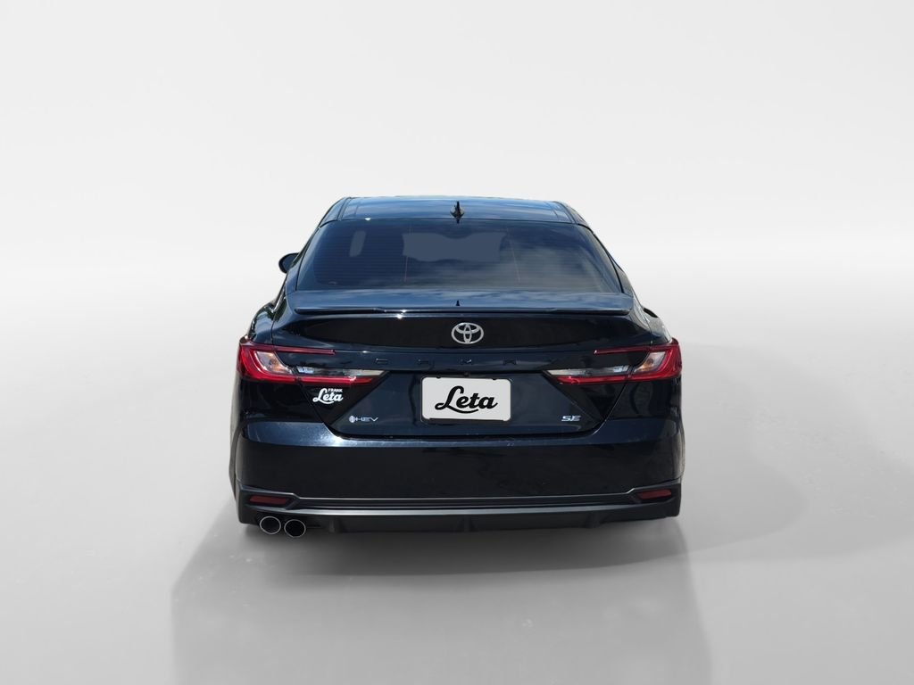 Used 2025 Midnight Black Metallic Toyota SE image 5