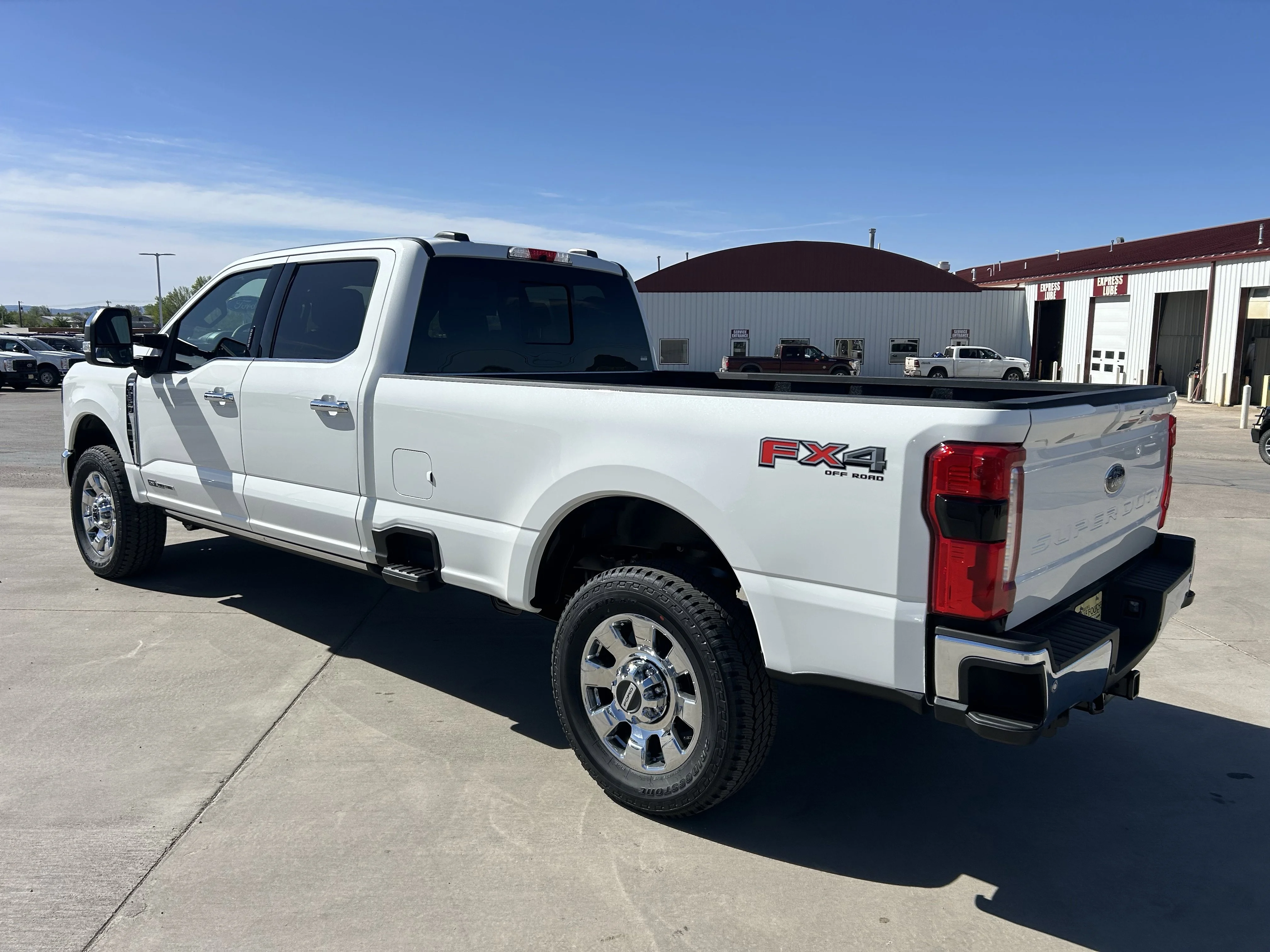 New 2026 Star White Metallic Tri-Coat Ford LARIAT image 5