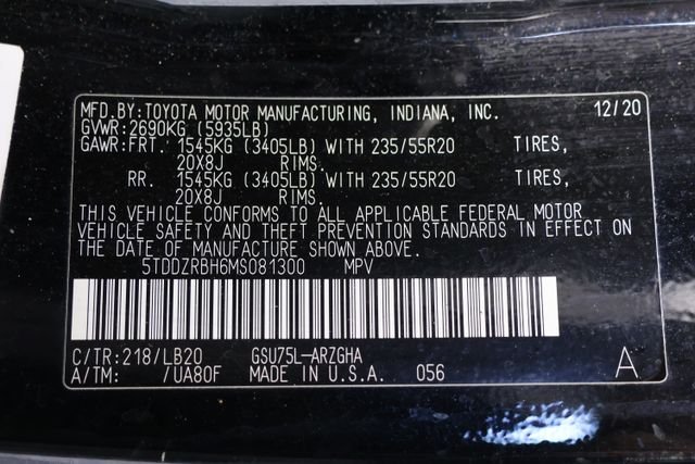 Used 2021 Black Toyota Limited image 32