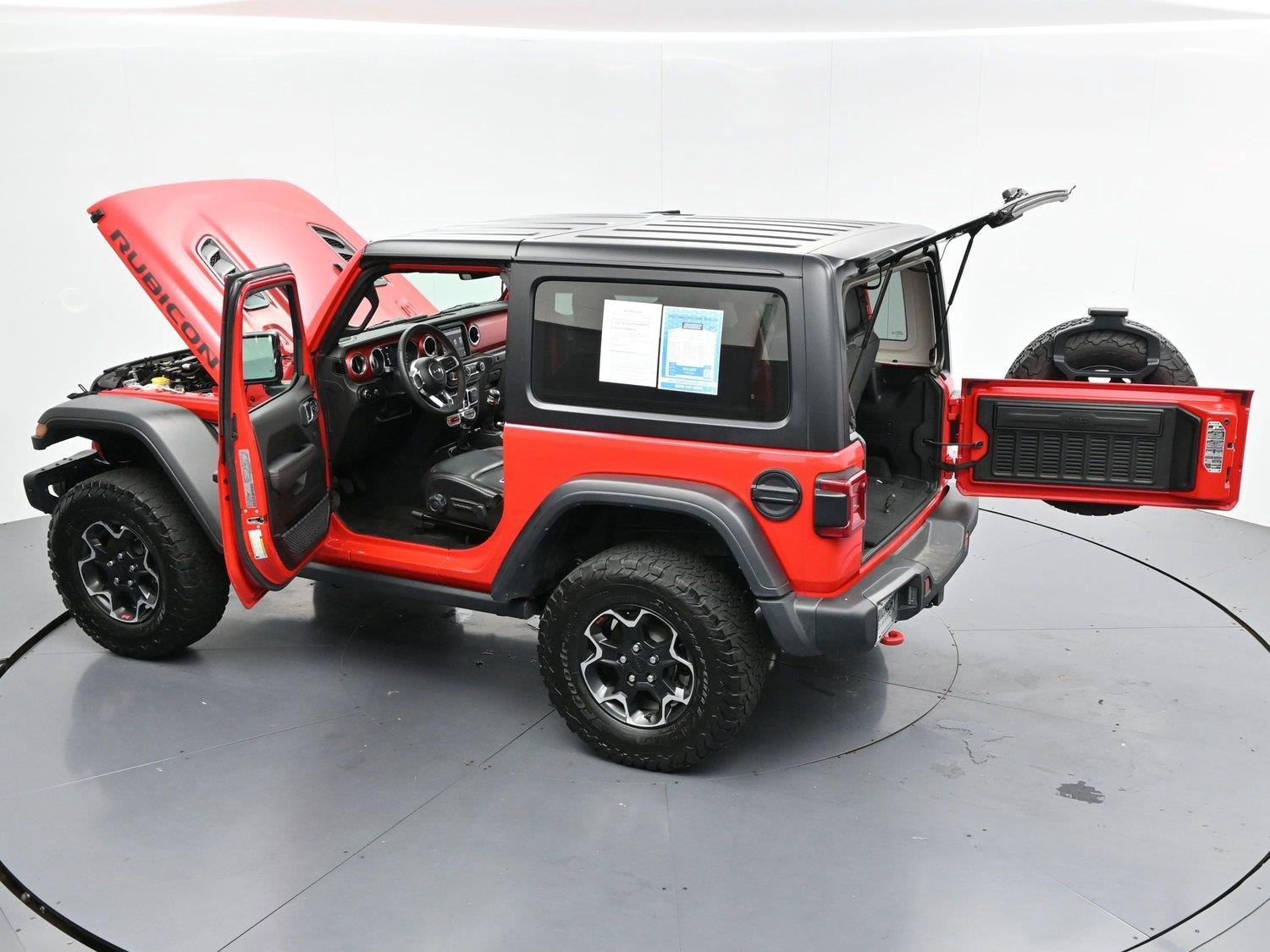 Used 2023 Firecracker Red Clearcoat Jeep Rubicon image 42