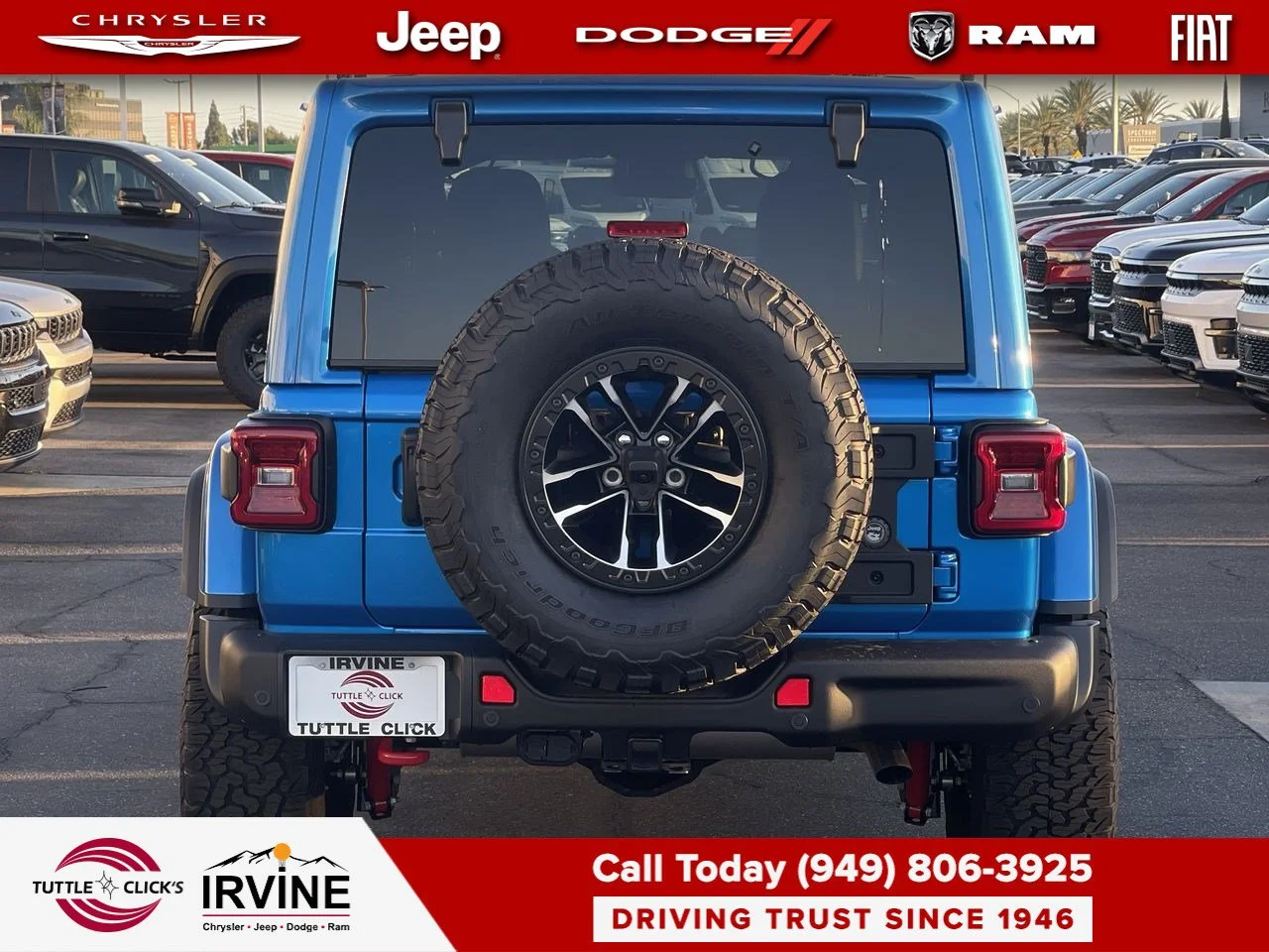 New 2026 Hydro Blue Pearl-Coat Exterior Paint Jeep Rubicon X image 11