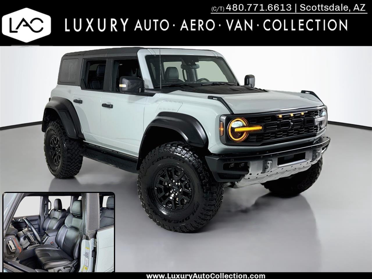 Used 2023 Cactus Gray Ford Raptor image 1