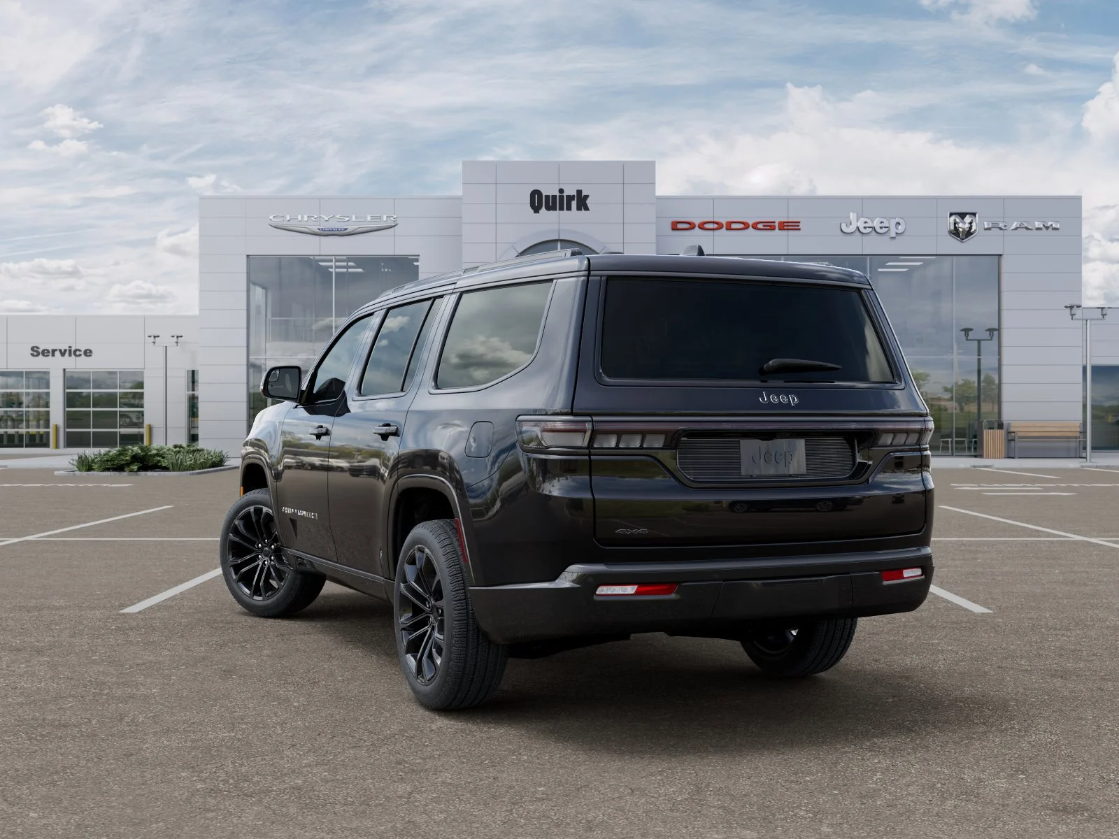 New 2026 High Gloss Black Exterior Paint Jeep Summit Obsidian image 3