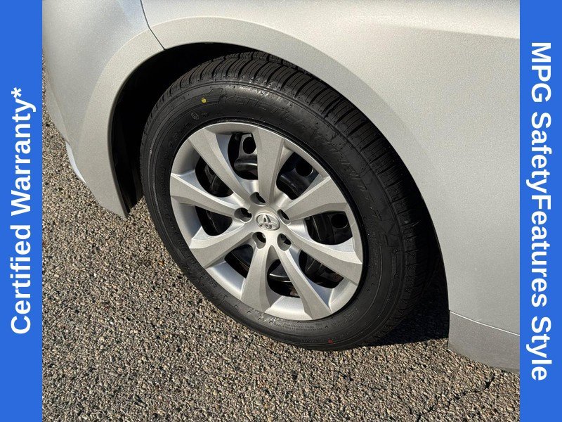 Certified Used 2024 CLASSIC SILVER METALLIC Toyota LE image 10