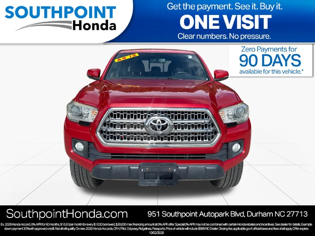 Used 2016 Barcelona Red Metallic Toyota TRD Off-Road image 2