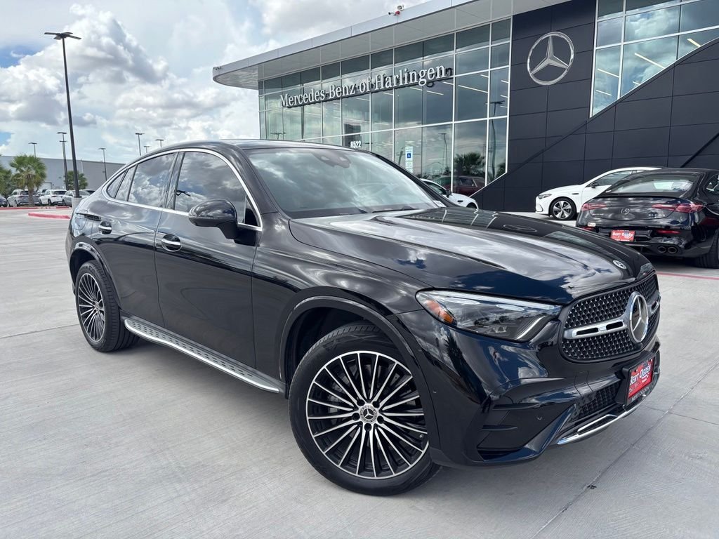 Certified Used 2025 Black Mercedes-Benz GLC 300 Coupe image 1