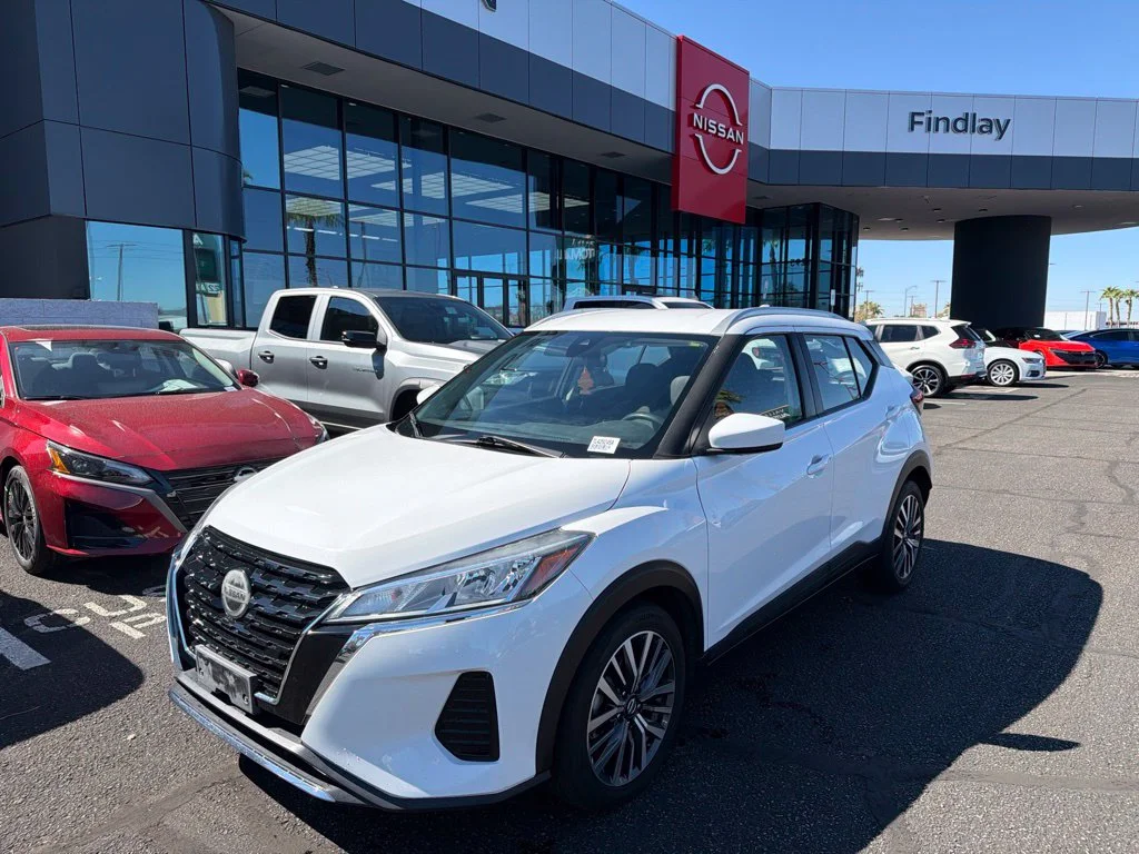 Certified Used 2021 White Nissan SV image 1