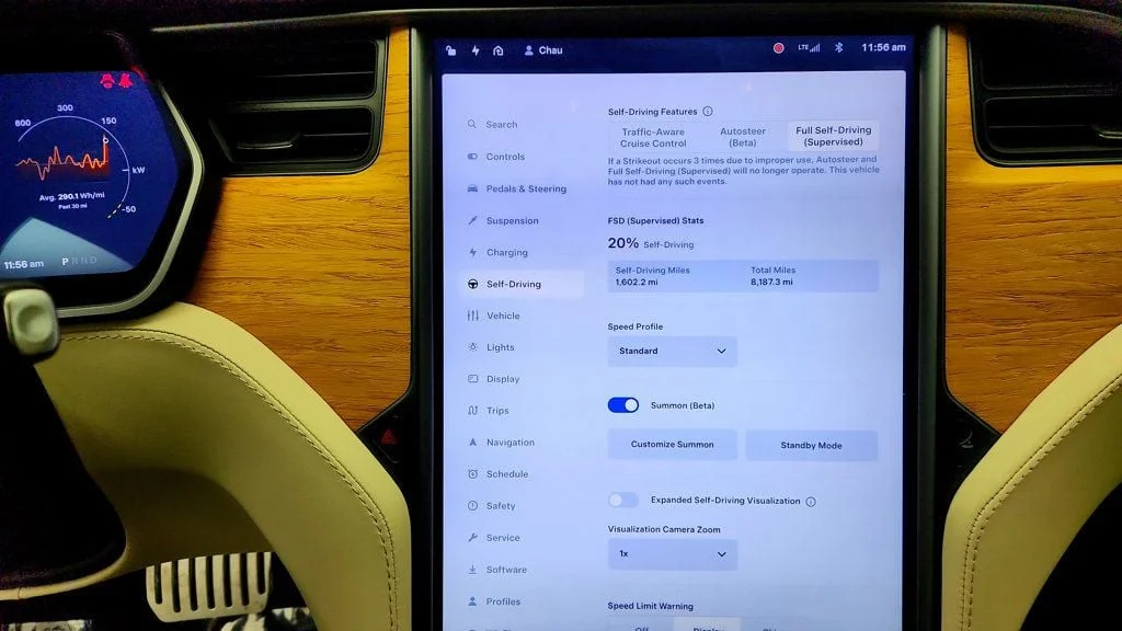 Used 2020 Deep Blue Metallic Tesla AWD Performance w/ Full Self-Driving & 21