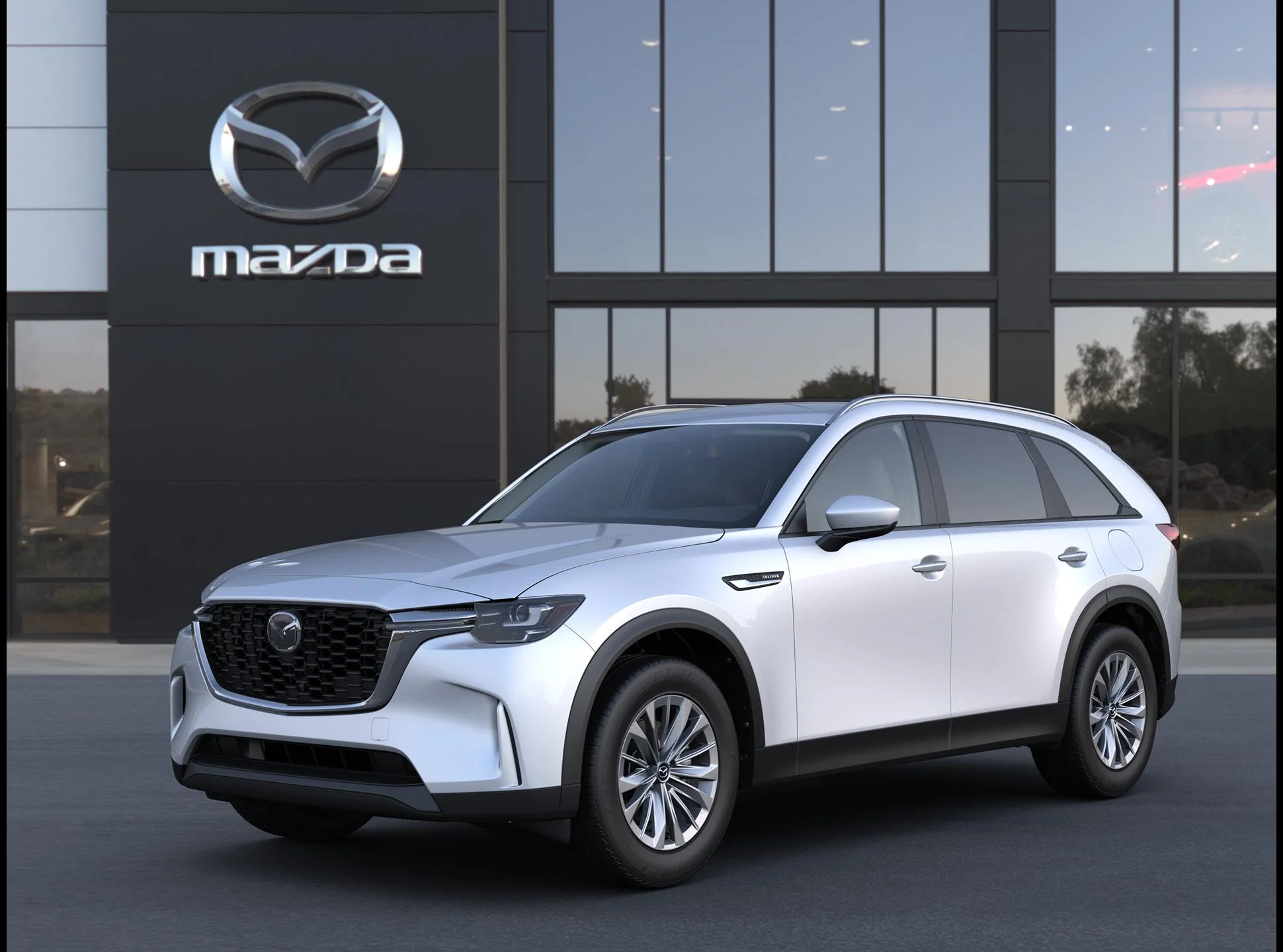 New 2026 Rhodium White Premium Mazda 3.3 Turbo Select AWD image 1
