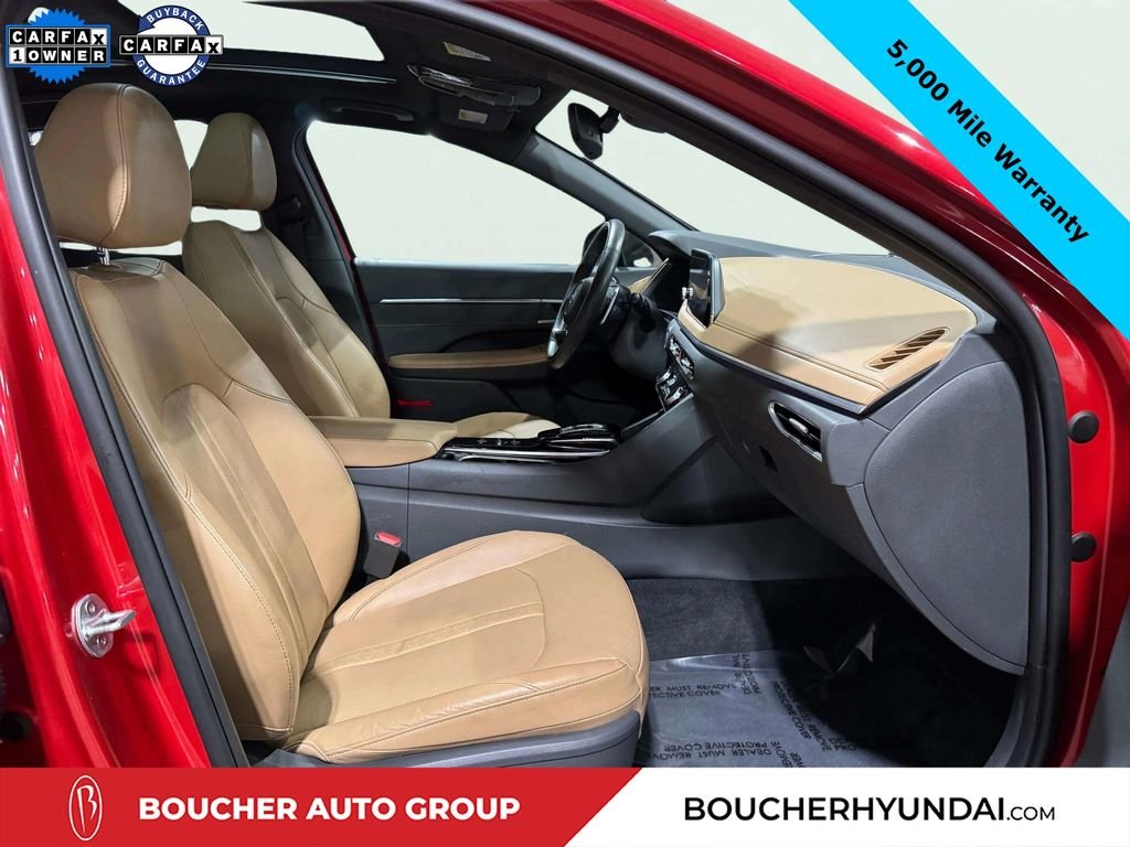 Certified Used 2020 Calypso Red Hyundai Limited image 27