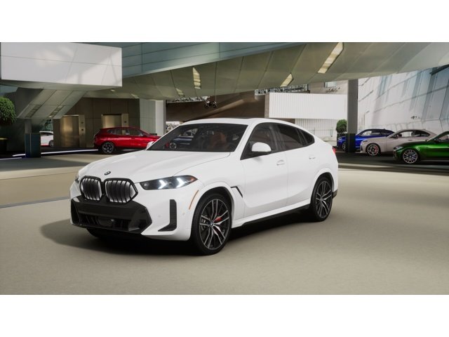 New 2027 White BMW X6 40i image 1