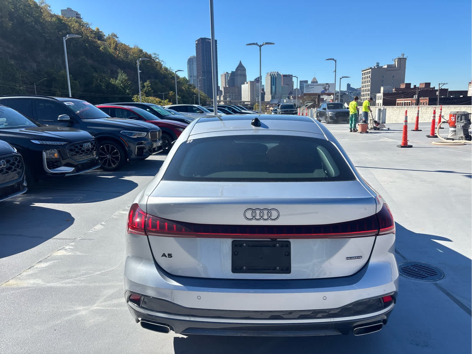 Certified Used 2025 Florett Silver Metallic Audi Premium Plus image 6