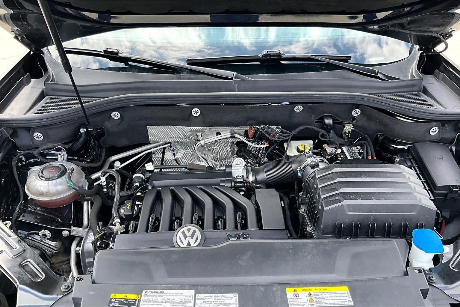 Used 2023 Deep Black Pearl Volkswagen 3.6L V6 SEL Premium R-Line image 49