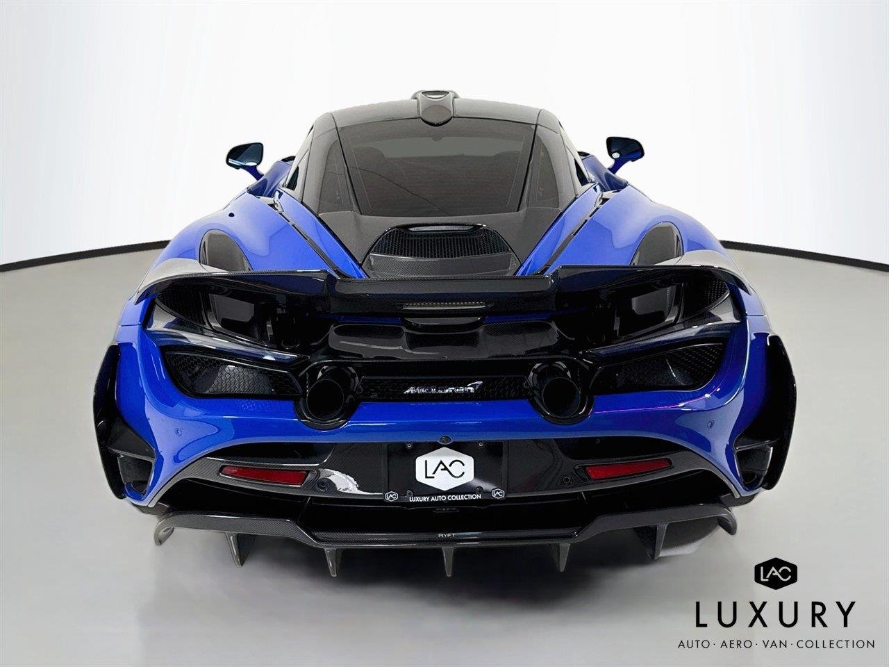 Used 2021 MSO Paris Blue / Miami Blue Wrap McLaren Performance | Full Ryft Body Kit | Carbon Steering Wheel | Exhaust | Custom Wheels image 7