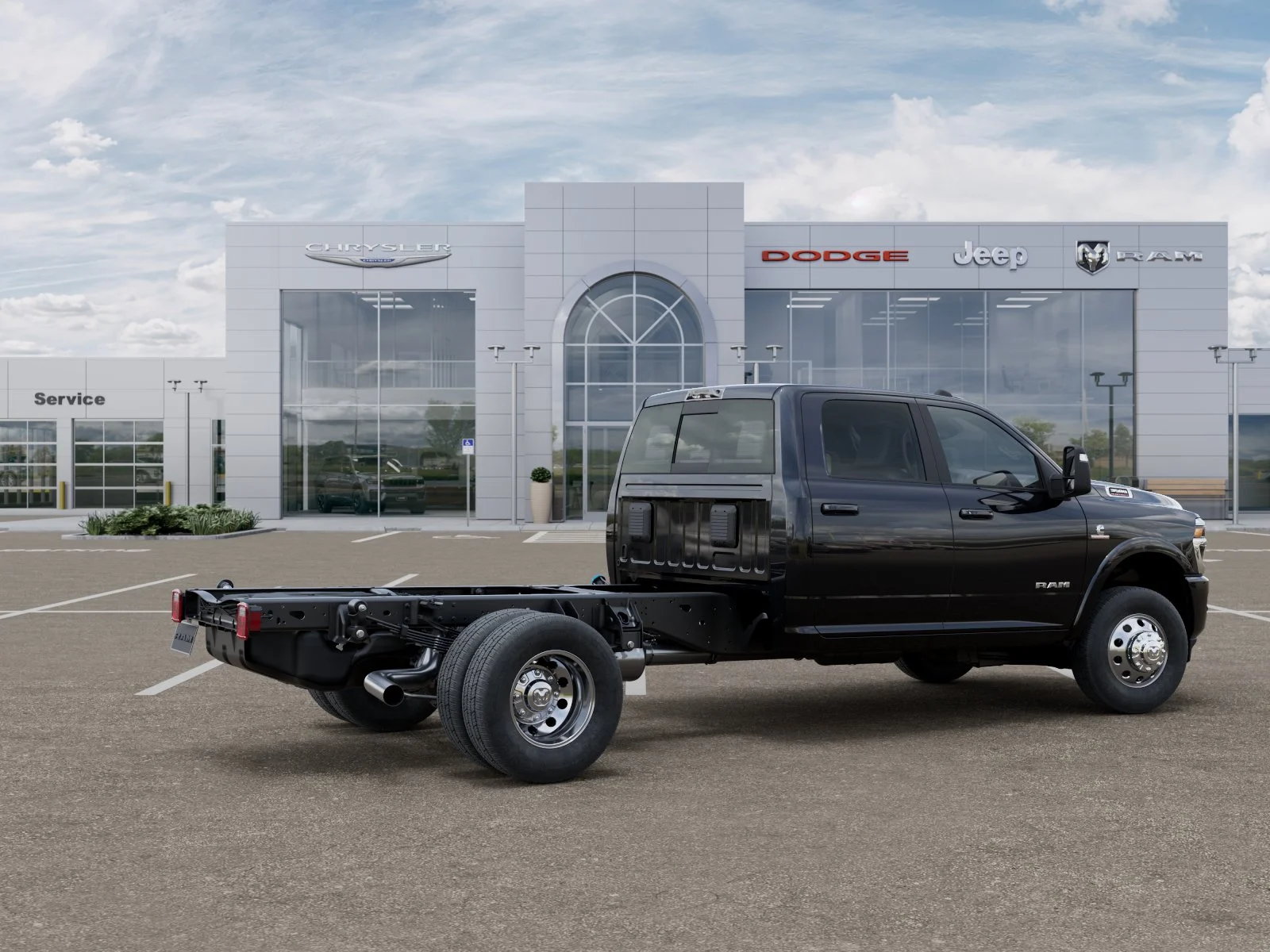 New 2026 Diamond Black Crystal Pearl-Coat Exterior Paint RAM Laramie image 56