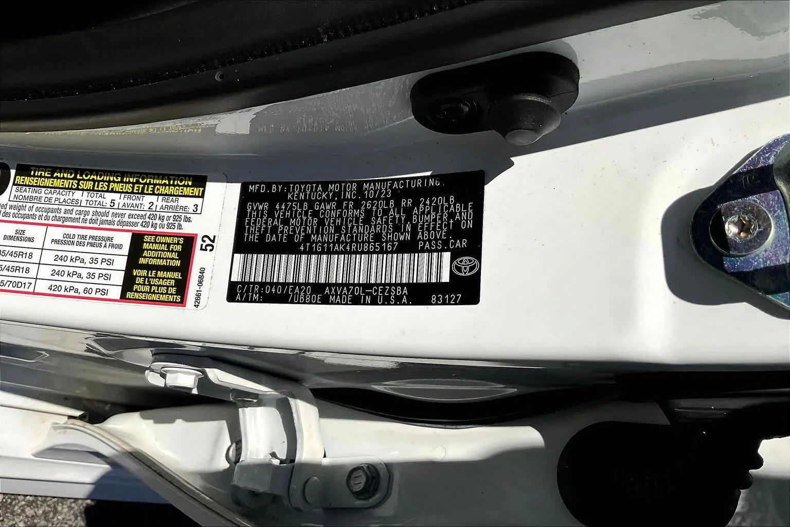 Used 2024 Ice Cap Toyota SE image 33