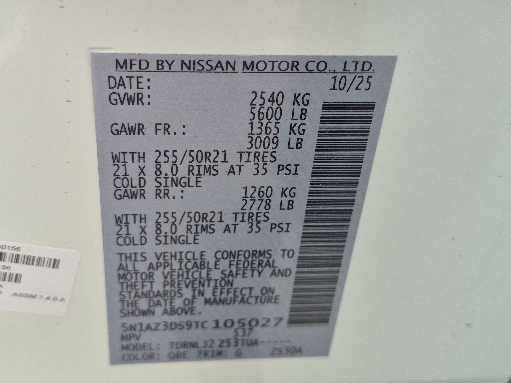New 2026 Everest White Pearl Tricoat Nissan Platinum image 17