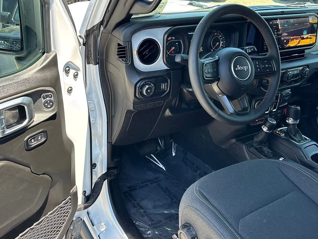 Used 2024 Bright White Clearcoat Jeep Willys image 9