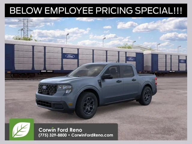 New 2026 Azure Gray Metallic Tri-Coat Ford XLT image 1