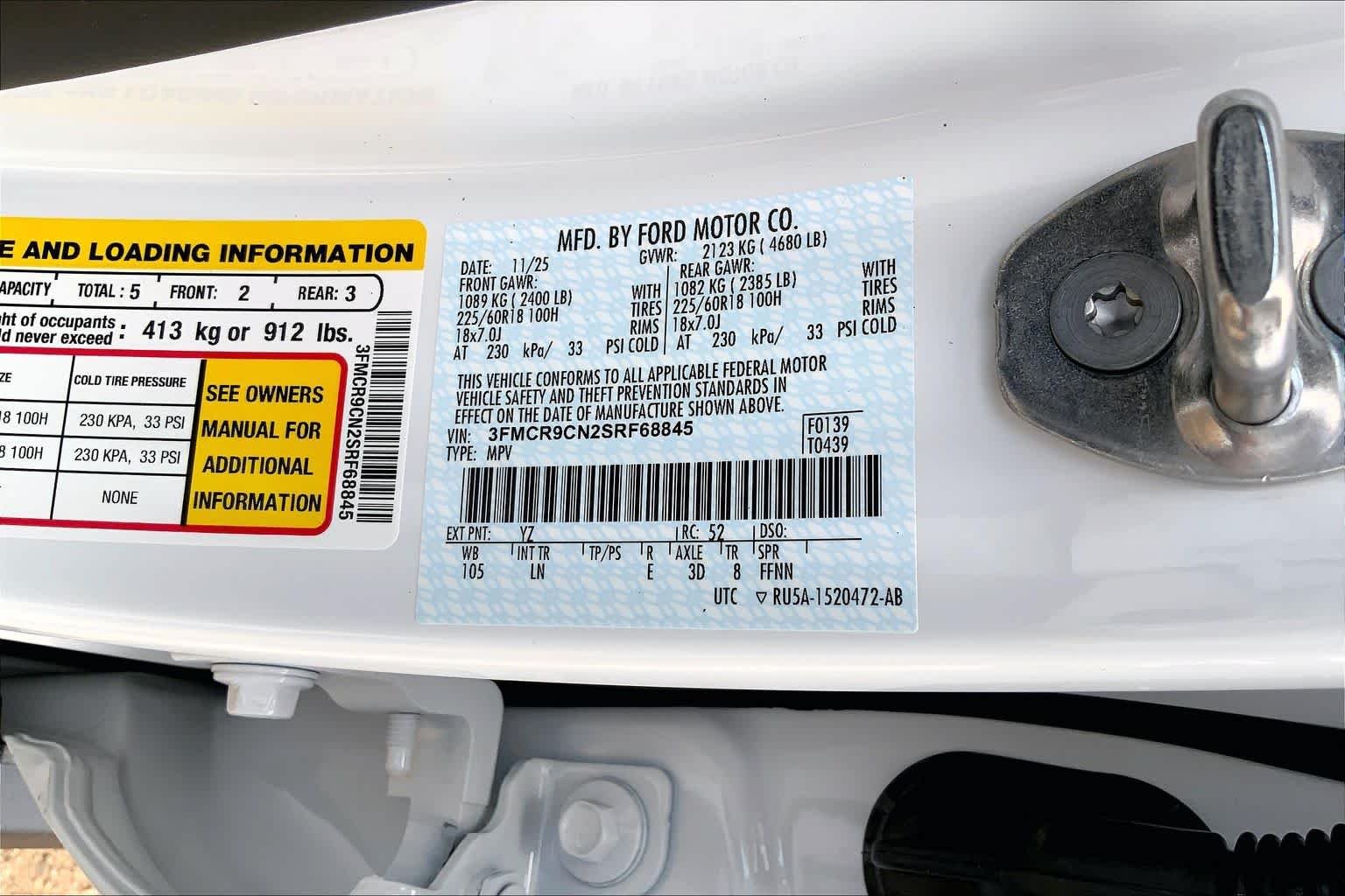 New 2025 Oxford White Ford Outer Banks® image 21