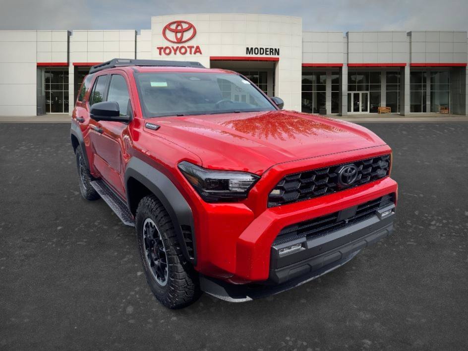 Used 2025 Supersonic Red Toyota Hybrid TRD Off Road Premium image 3