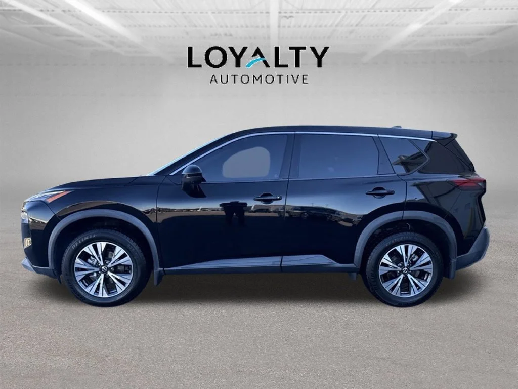 Used 2021 Black Nissan SV image 2