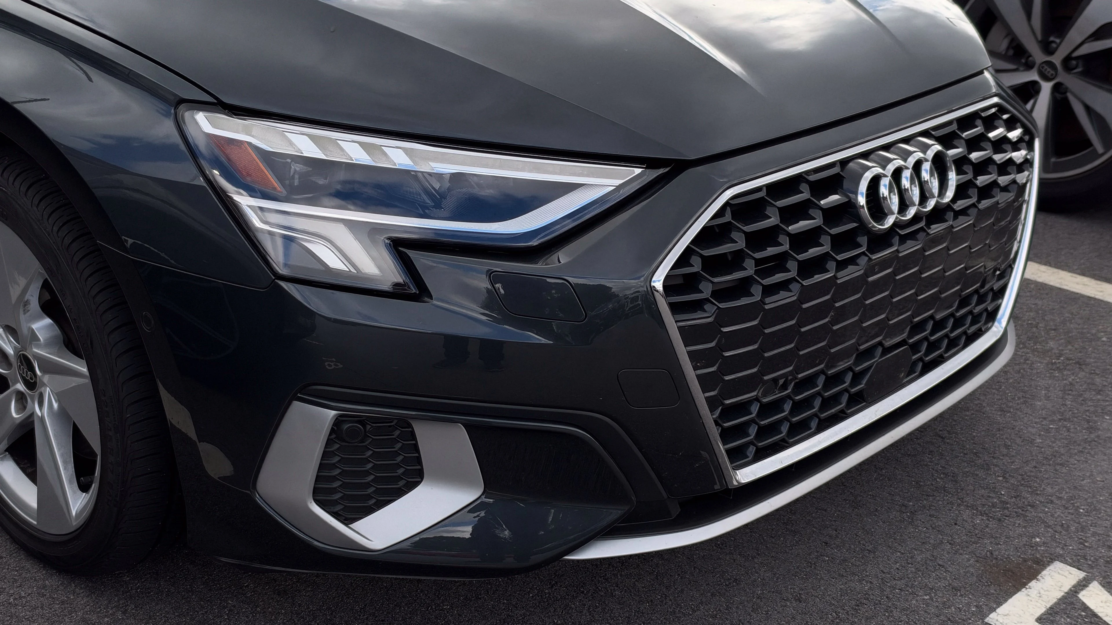 Used 2023 Gray Metallic Audi 40 Premium image 2