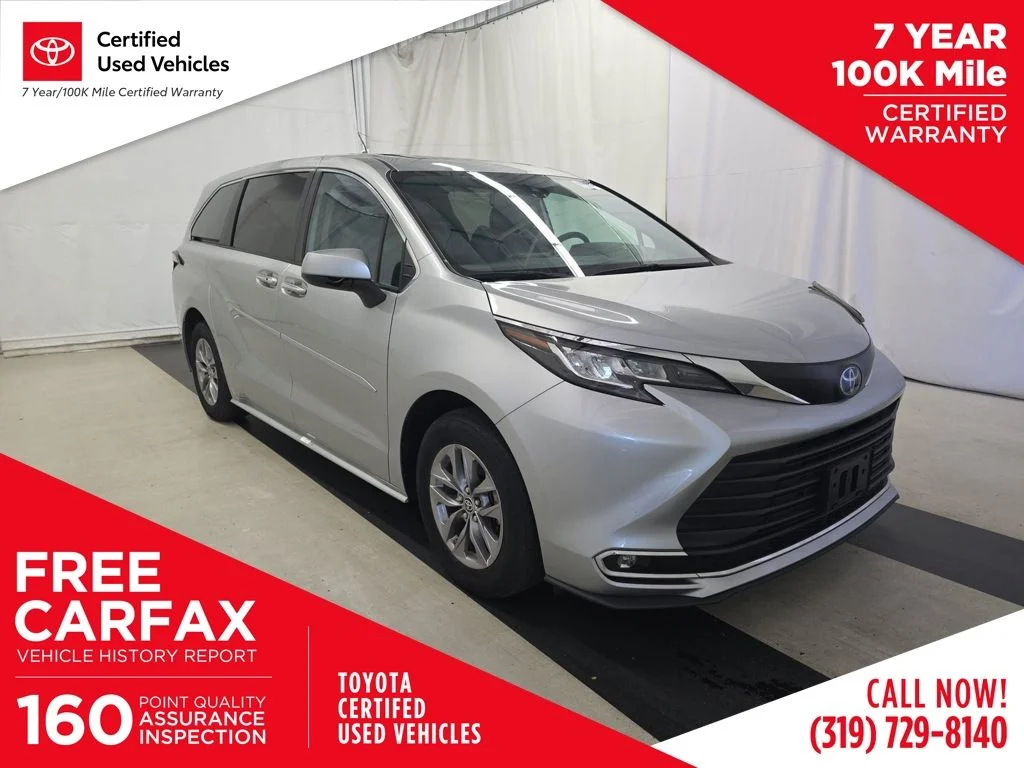 Certified Used 2023 Silver Toyota XLE image 1
