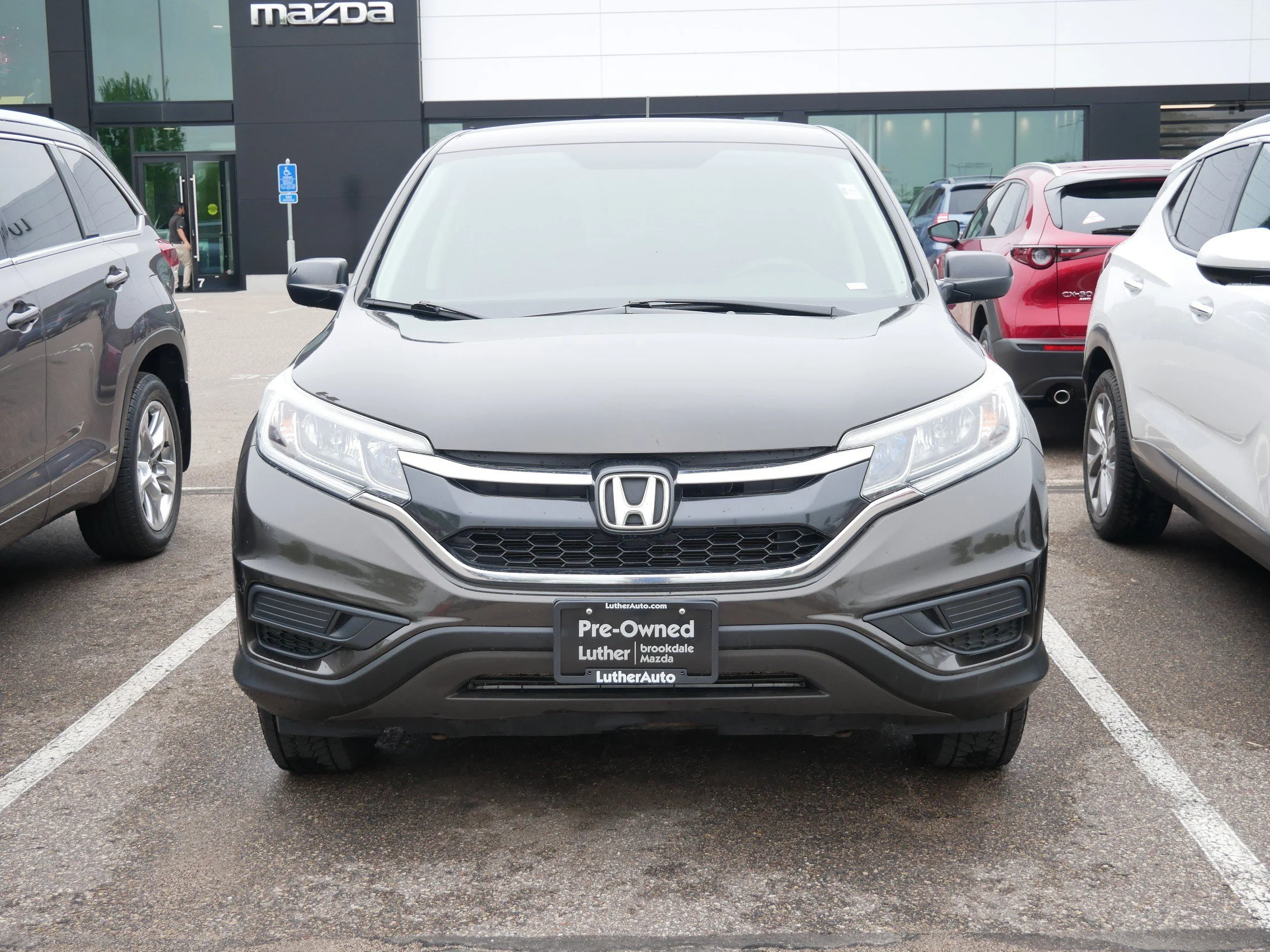 Used 2015 Honda CR-V LX with VIN 5J6RM4H30FL093606 for sale in Brooklyn Center, Minnesota